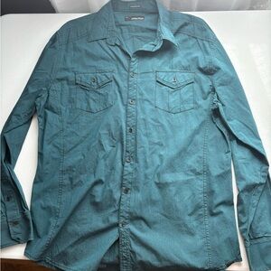 BKE teal‎  Casual Button Down Shirt